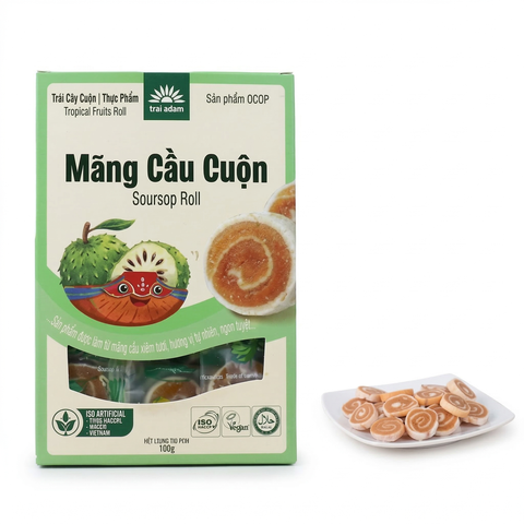 Mãng cầu cuộn 120g (Hộp giấy)