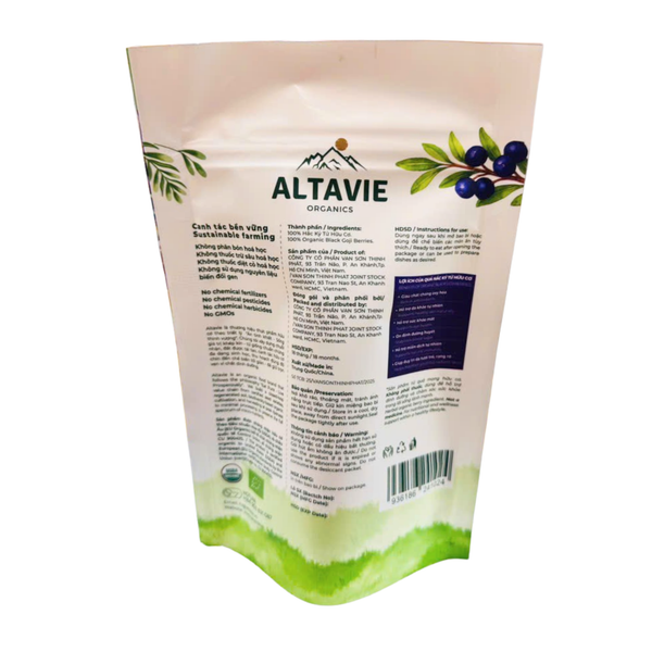 Hắc kỳ tử hữu cơ Altaive 80g