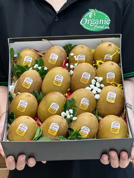 Hộp quà trái cây 06 - Hộp kiwi vàng hữu cơ 16 trái