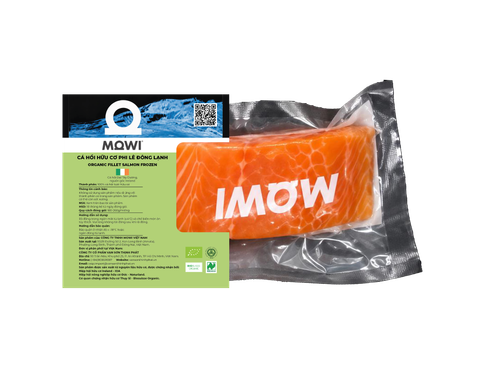 Cá hồi hữu cơ phi lê đông lạnh Mowi 180g