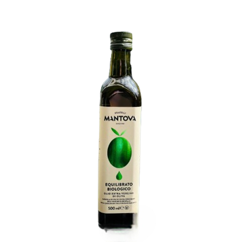 Dầu Oliu siêu nguyên chất hữu cơ Mantova 500ml