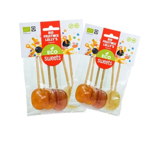 Kẹo mút hữu cơ vị trái cây hỗn hợp ECO Sweets 50 g
