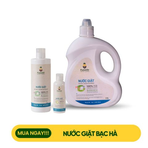 Nước giặt Fuwa3e Hương bạc hà 3500ml