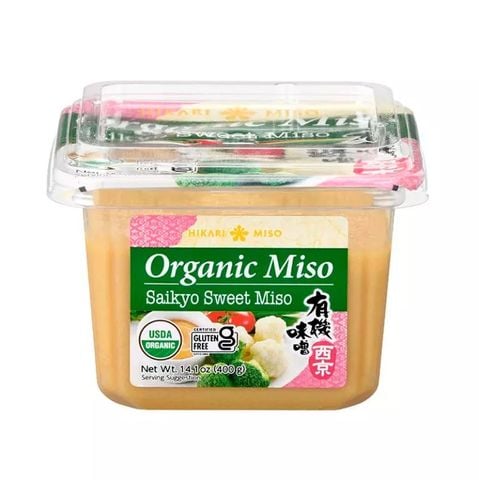 Tương Miso Saikyo Ngọt Hữu Cơ Gluten Free 400g