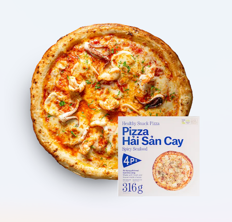 Pizza Hải Sản Cay 4P's hộp 316g