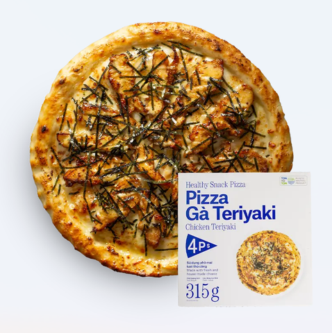 Pizza Gà Teriyaki kiểu Napoli 315g Thương hiệu 4P's