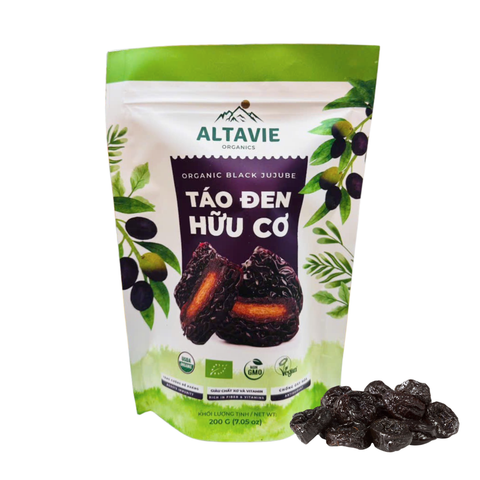 Táo đen hữu cơ Altavie 200g