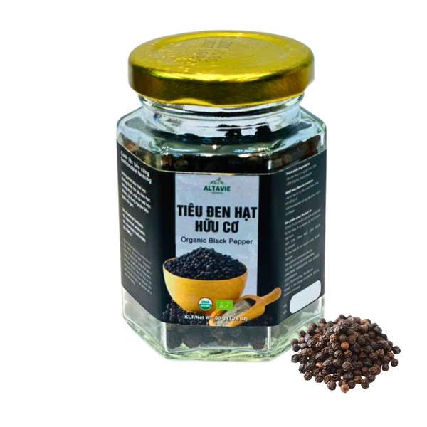 Tiêu đen hữu cơ Altavie hũ 50g