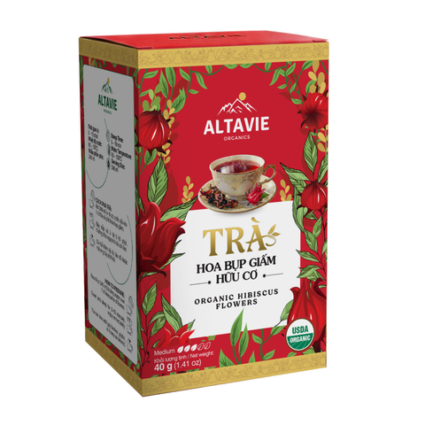 Trà hoa bụp giấm hữu cơ Altavie 40g