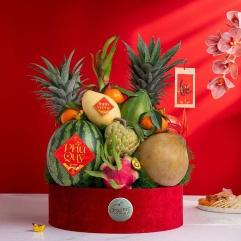 Mâm trái cây ngũ quả 01