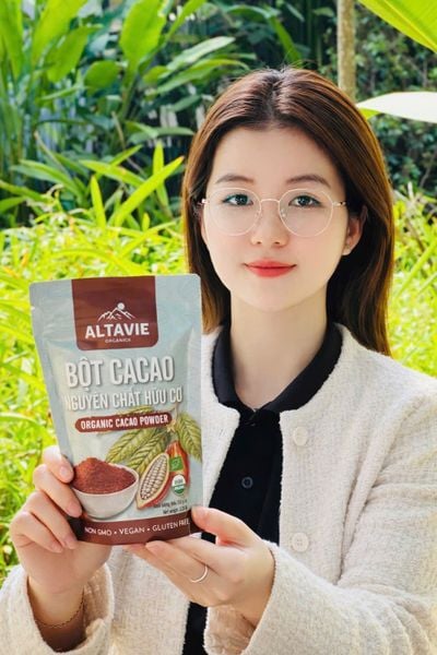 Bột cacao nguyên chất hữu cơ Altavie 150g
