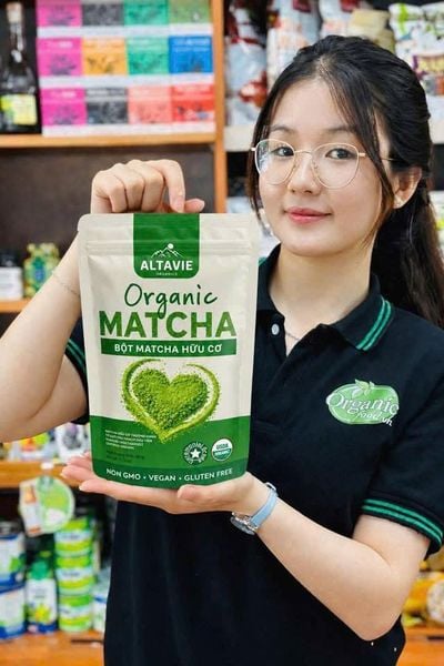 Bột Trà Xanh Matcha Ceremonial Hữu Cơ Altavie 50g