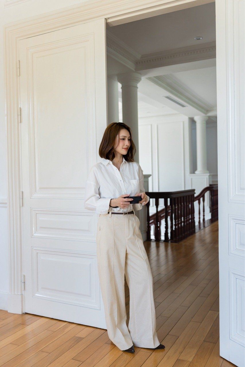  Solar Oversized Shirt - White 