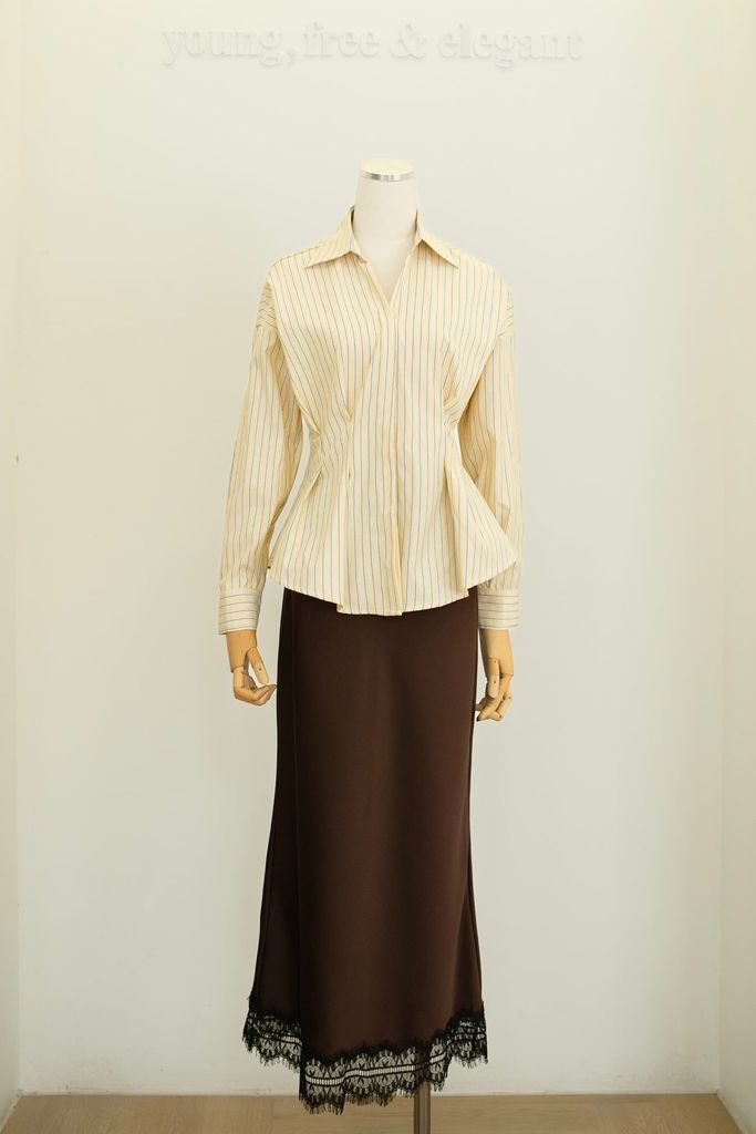 Suri Shirt - Kẻ Vàng