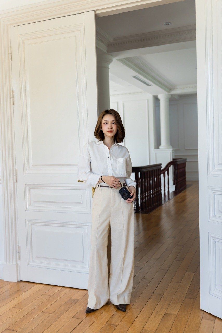  Solar Oversized Shirt - White 