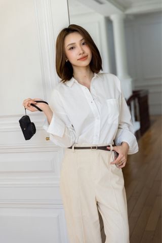  Solar Oversized Shirt - White 