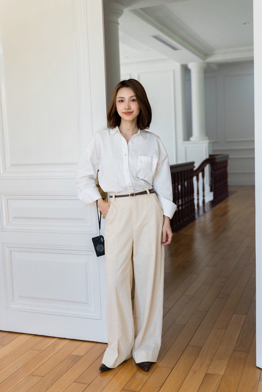  Solar Oversized Shirt - White 