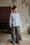  Suri Shirt - Kẻ xanh 