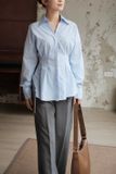 Suri Shirt - Kẻ xanh 