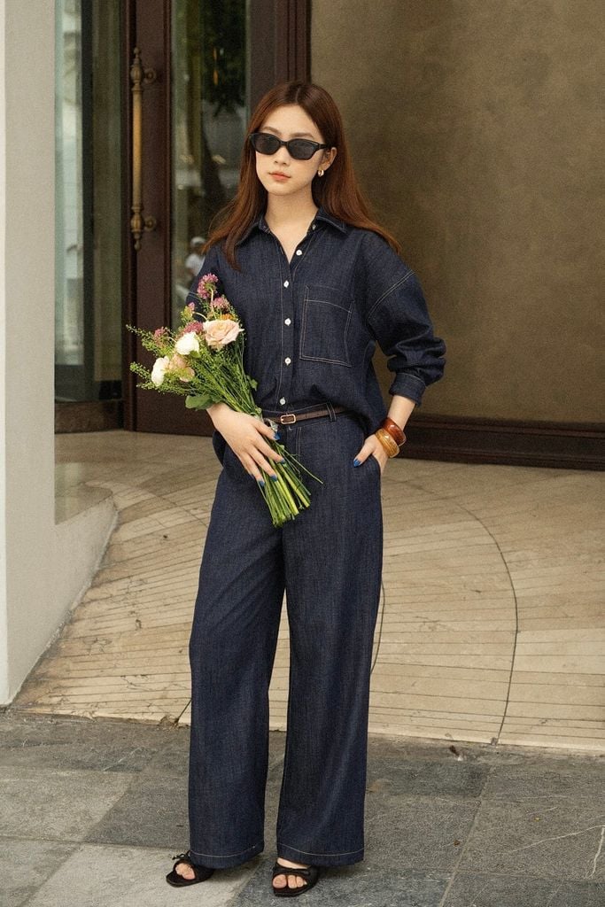 Indigo Trousers - Xanh