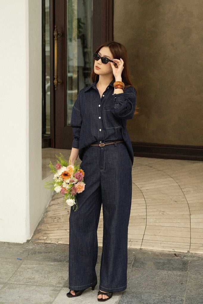 Indigo Trousers - Xanh