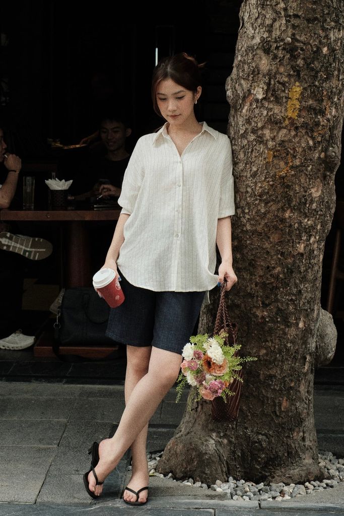 Soft Stripe Shirt - Kẻ Trắng