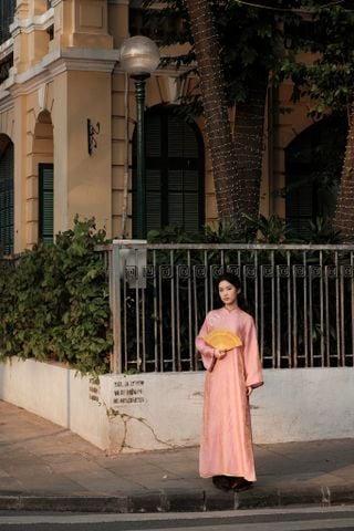  Áo Dài Ngọc - Hồng 