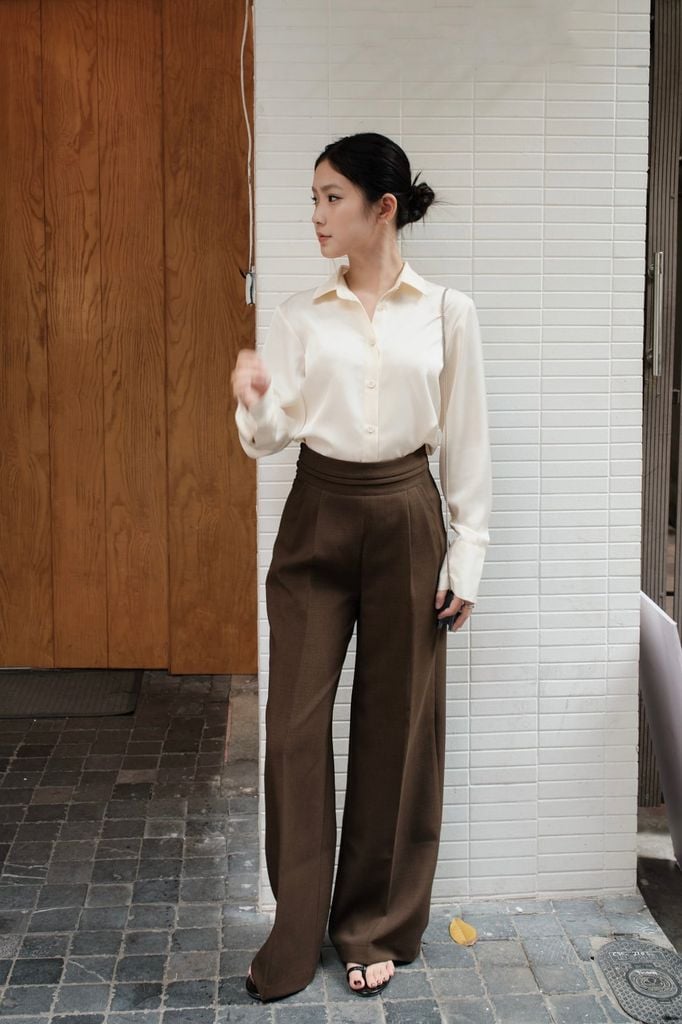 Shawty Trousers - Nâu