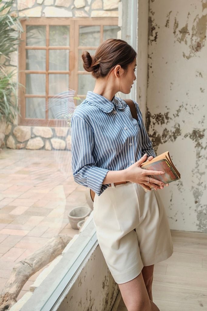Timeless Stripe Shirt - Kẻ Xanh