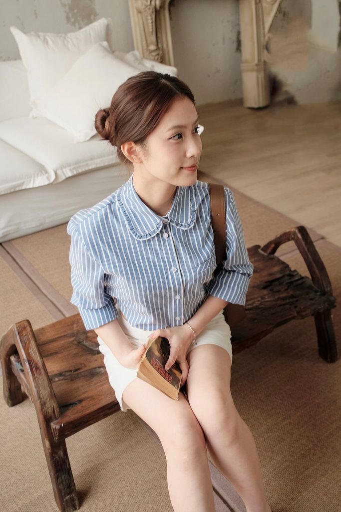 Timeless Stripe Shirt - Kẻ Xanh
