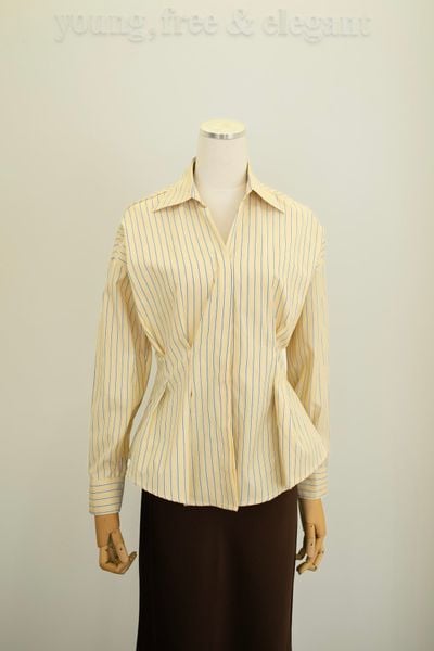Suri Shirt - Kẻ Vàng