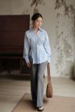 Suri Shirt - Kẻ xanh 