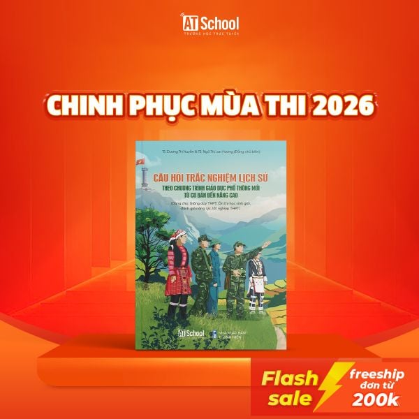  CÂU HỎI TRẮC NGHIỆM LỊCH SỬ THEO CHƯƠNG TRÌNH GIÁO DỤC PHỔ THÔNG MỚI 
