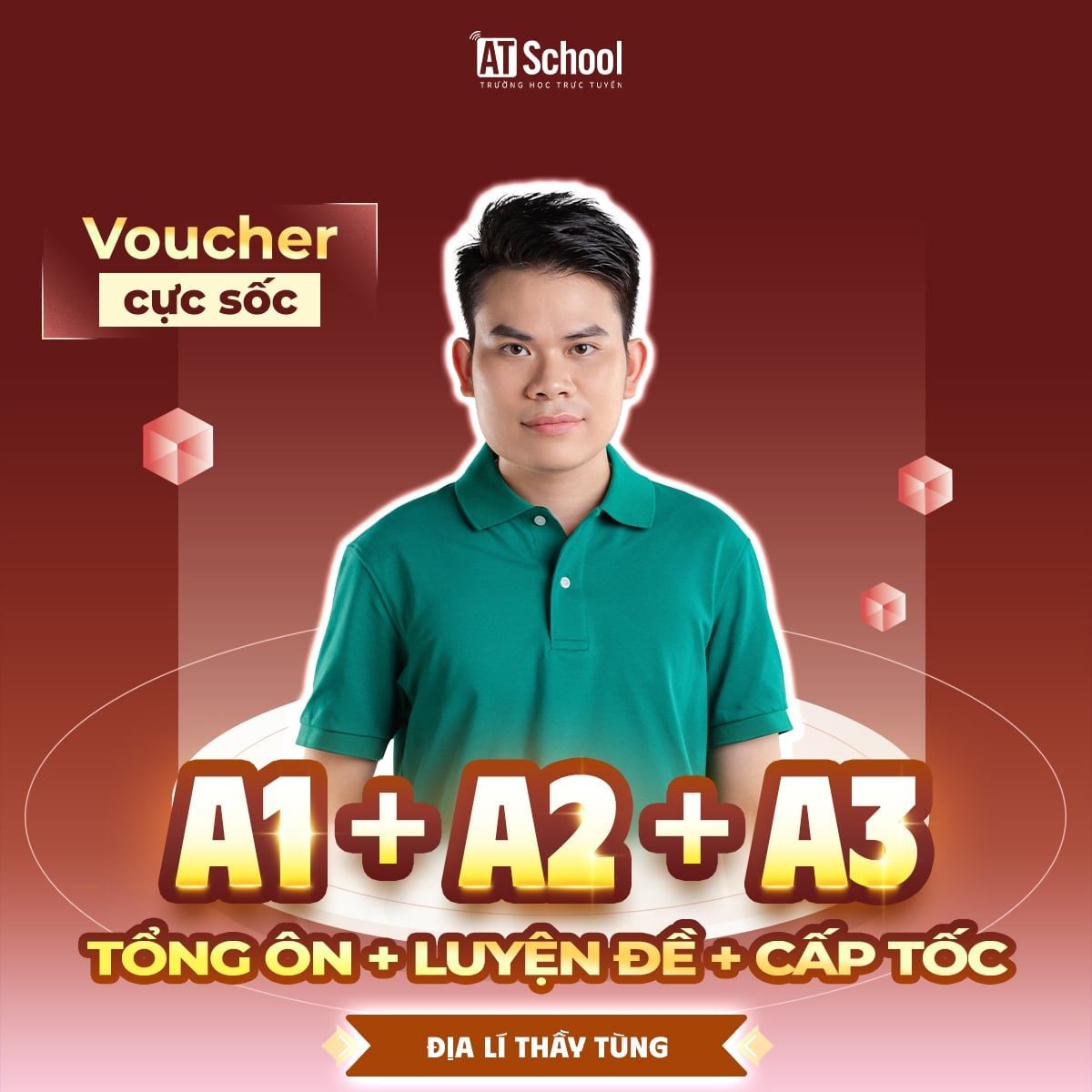  TOÀN DIỆN A1 + A2 + A3: TỔNG ÔN - LUYỆN ĐỀ - CẤP TỐC 2026 - MÔN ĐỊA LÍ 