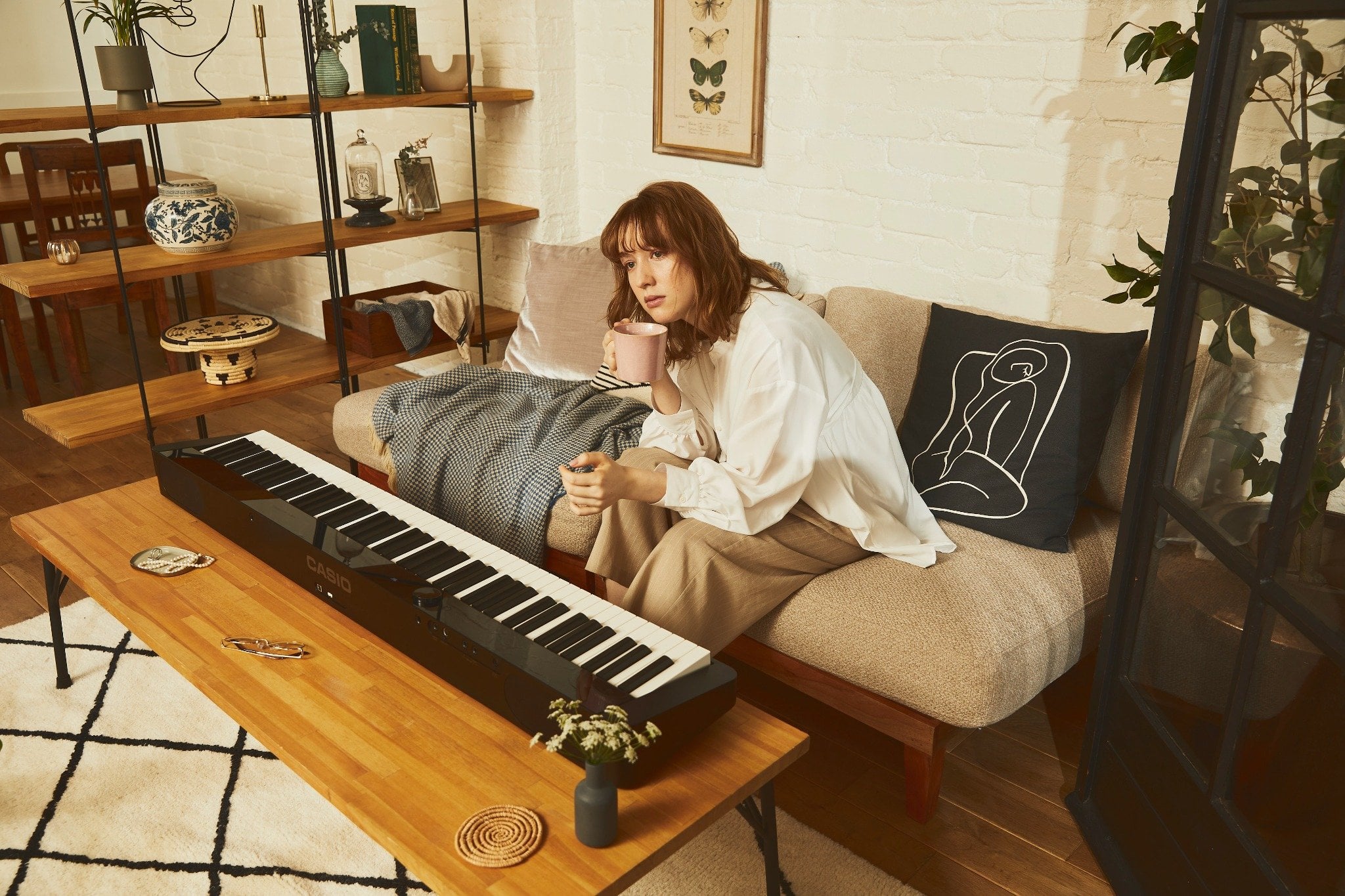  Đàn piano điện CASIO PX-S1100 màu đen