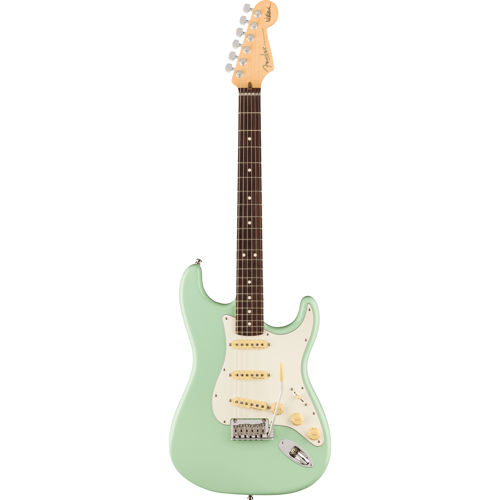  FENDER JEFF BECK STRATOCASTER ROSEWOOD SURF GREEN #0119600857 (Hàng trưng bán)