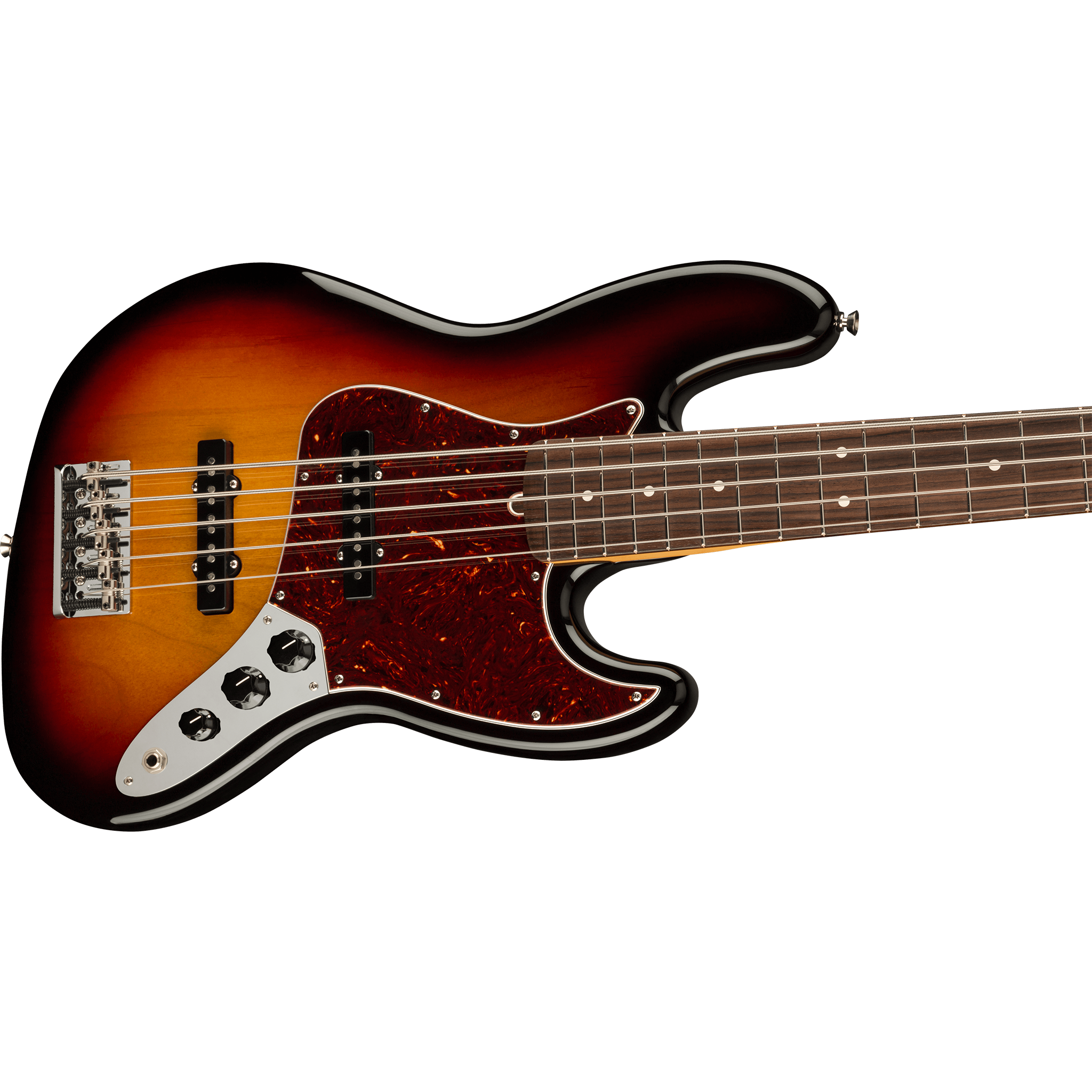  FENDER AMERICAN PROFESSIONAL II JAZZ BASS V ROSEWOOD 3-COLOR SUNBURST #0193990700 (Hàng trưng bán)