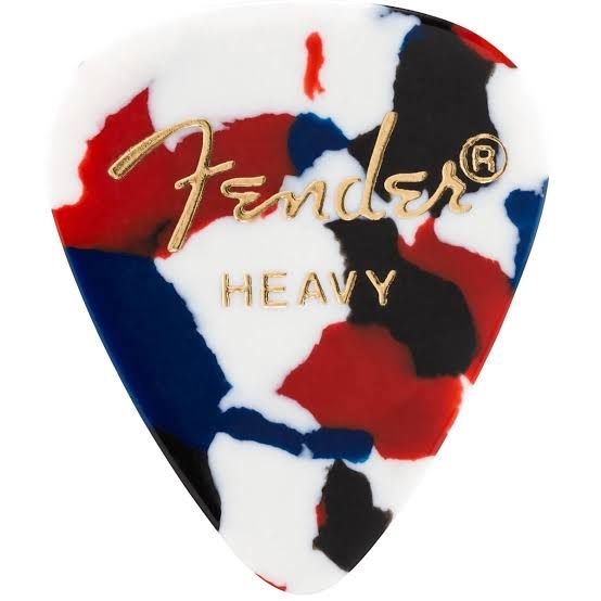  PICK PHÍM GẢY ĐÀN FENDER PICK 351 CONFETTI 1 PICK HEAVY 