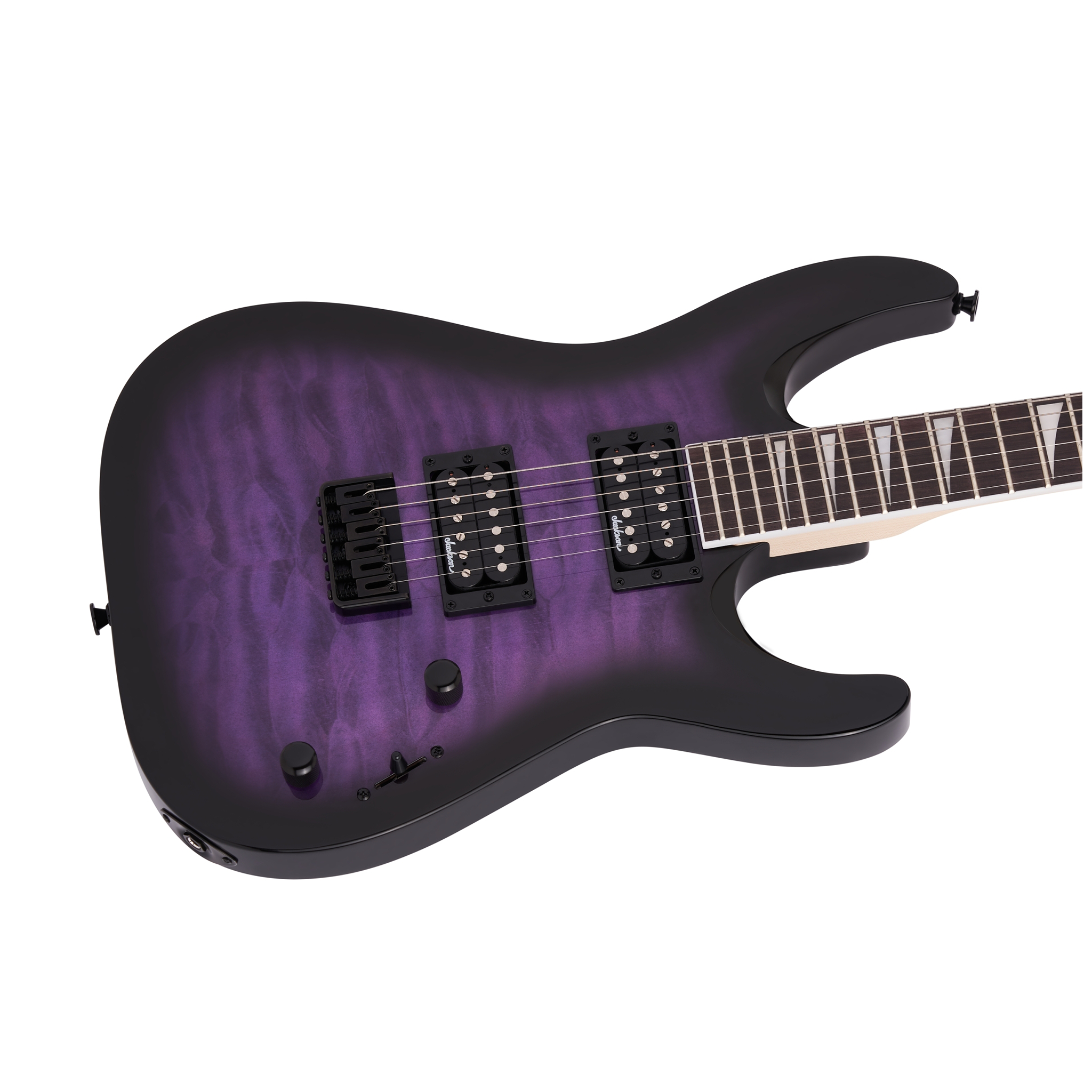  JACKSON JS32Q DINKY ARCH TOP AMARANTH HT TRANSPARENT PURPLE BURST #2918809592 (Hàng trưng bán)