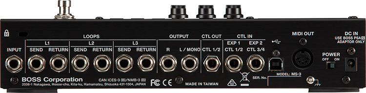  BOSS MS-3 (Hàng trưng bán)