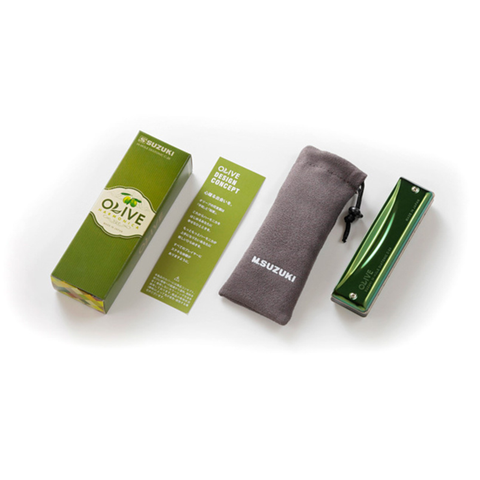  SUZUKI HARMONICA DIATONIC OLIVE 10H KEY C 