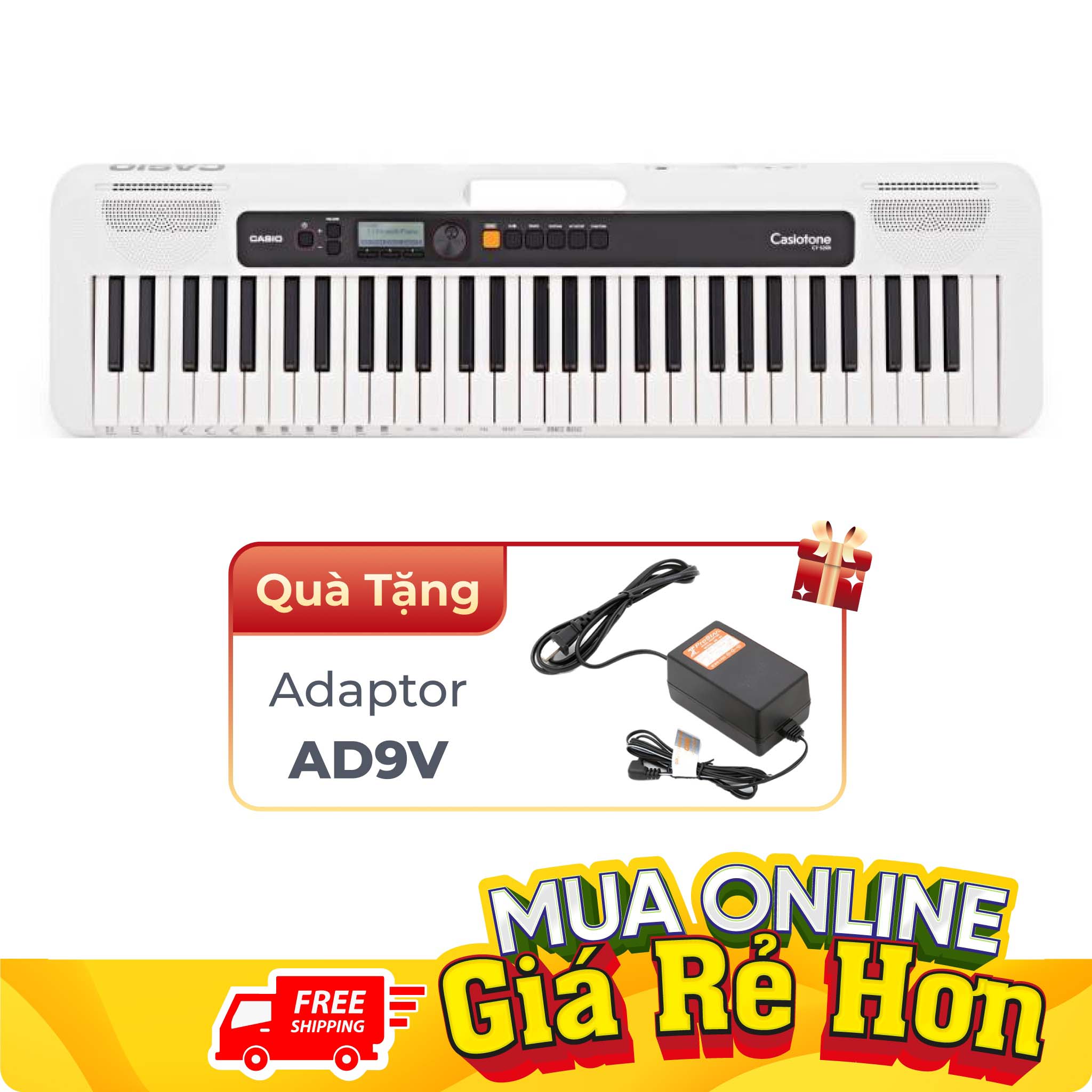  Đàn Organ Casio CTS200 màu đen (CT-S200)
