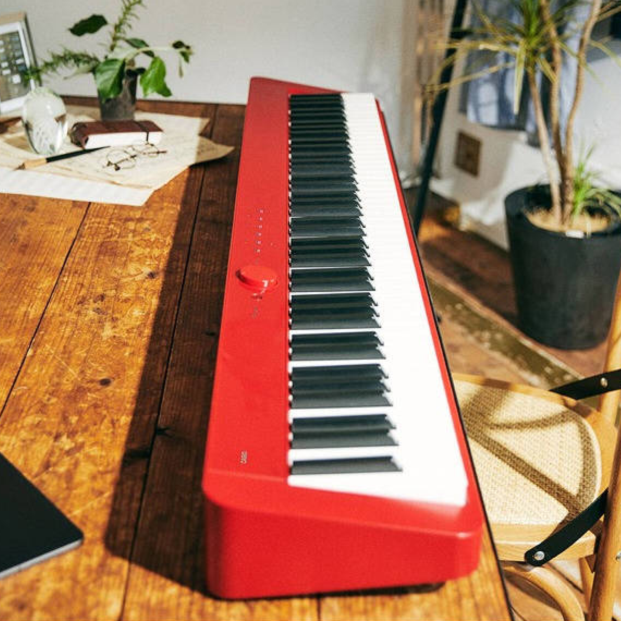  Đàn piano điện CASIO PX-S1100 màu đỏ