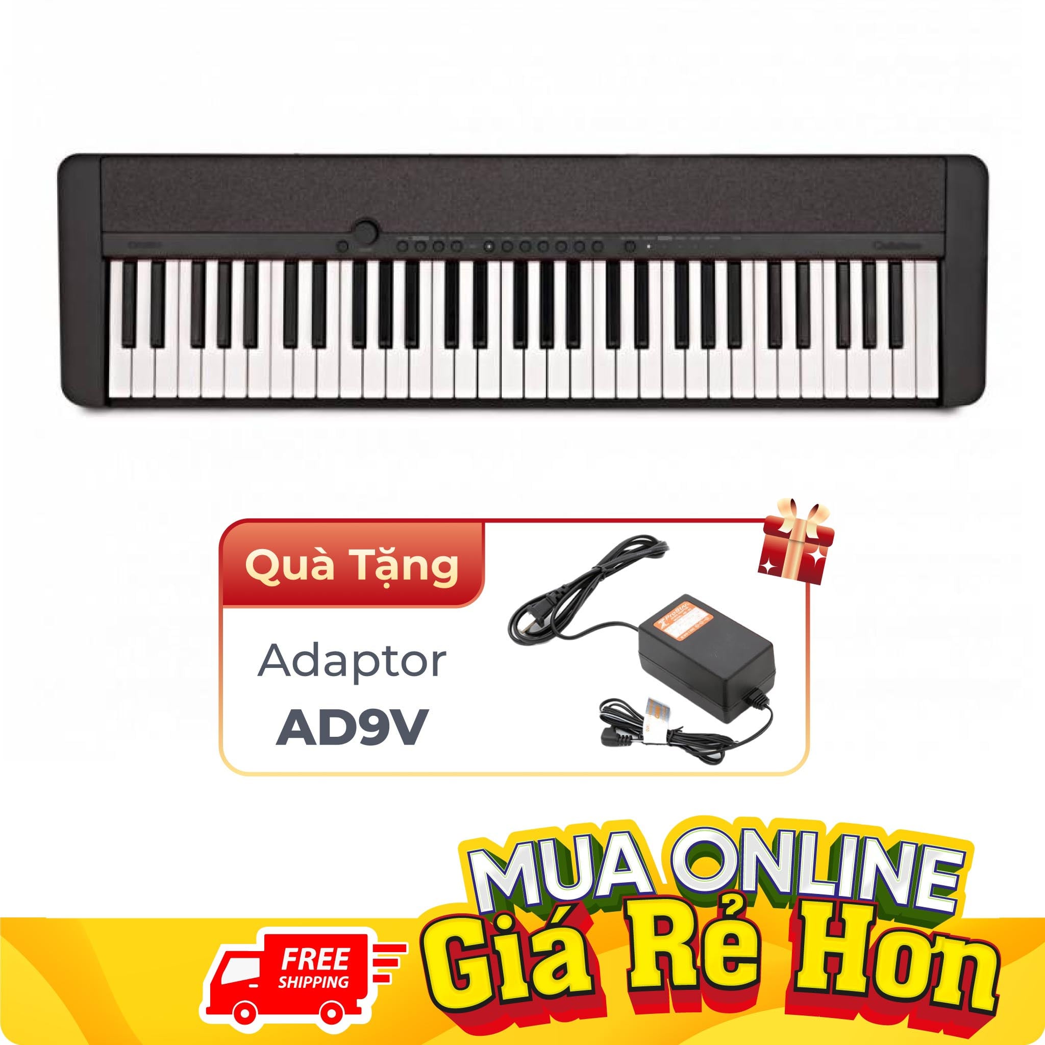  Đàn organ Casio CTS1 màu đỏ