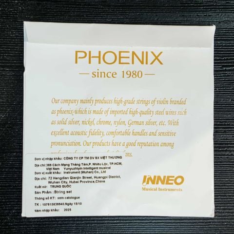  BỘ DÂY ĐÀN VIOLIN PHOENIX 