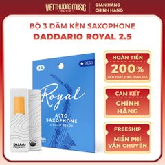 D'ADDARIO-ROYAL/RICO DĂM KÈN TENOR 2.5 PACK3 RKB0325