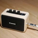  Amply mini guitar điện Donner DA-10B Vintage White 