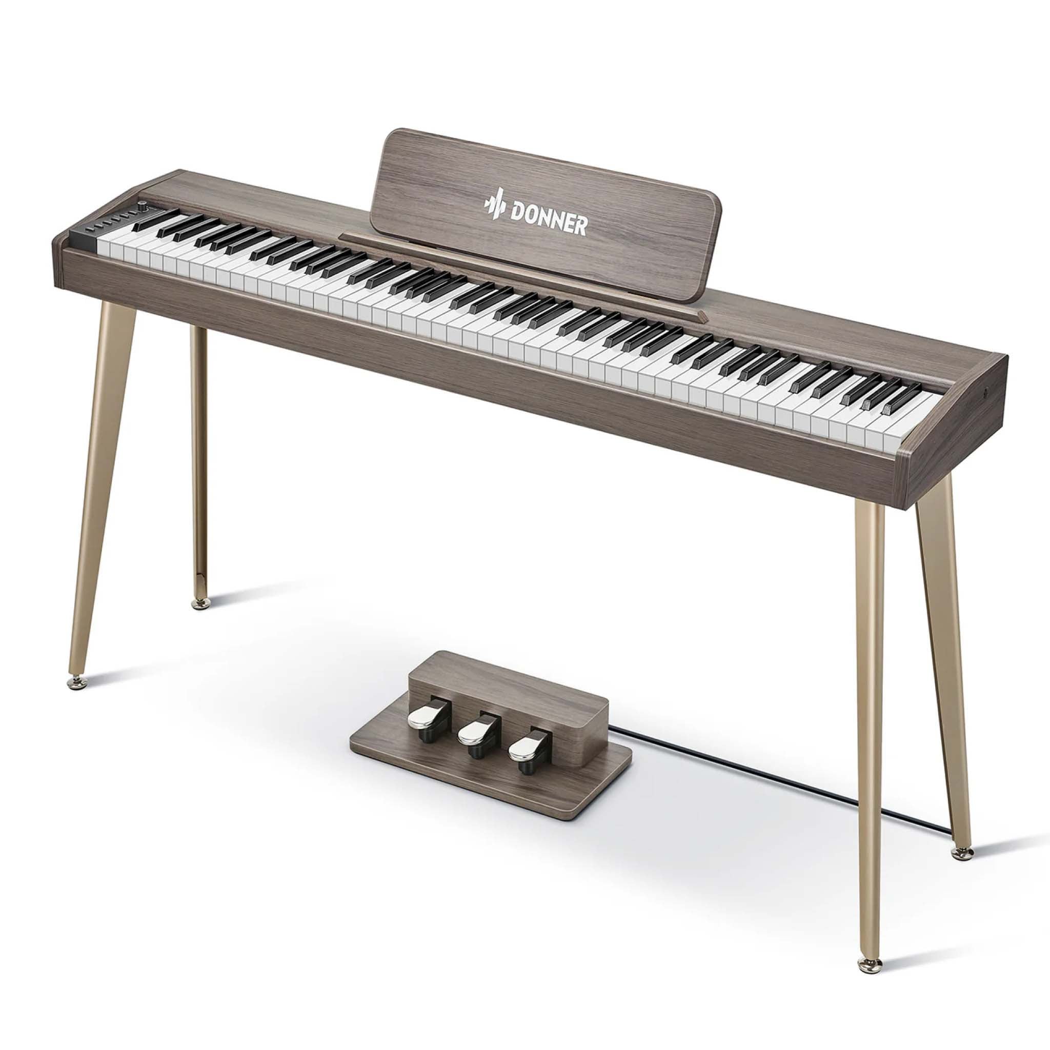  Đàn piano điện Donner DDP-60 Wooden