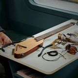  Đàn guitar Donner Hush I Pro Natural Spruce 