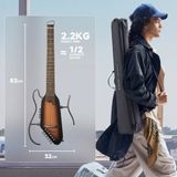  Đàn guitar Donner Hush I Pro Sunburst 